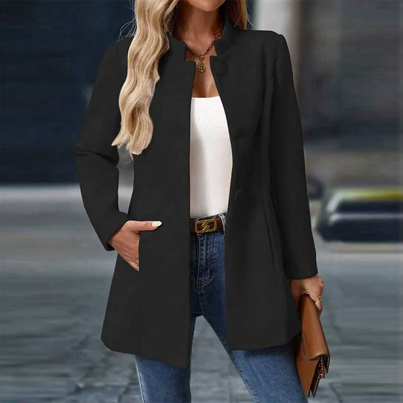 Manteau Long en Laine Femme – Style Coréen Élégant – Image 5