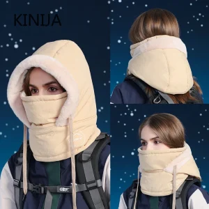 Bonnet d’Hiver Polaire – Protection Froid, Vent et Pluie